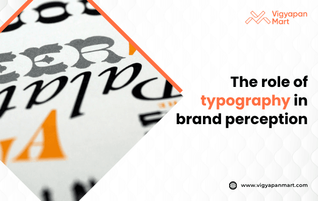 A diagram illustrating the role of typography in brand perception, featuring a typographic composition with the text "The Role of Typography in Brand Perception." The design emphasizes how font choices, spacing, and alignment influence the emotional tone and identity of a brand.