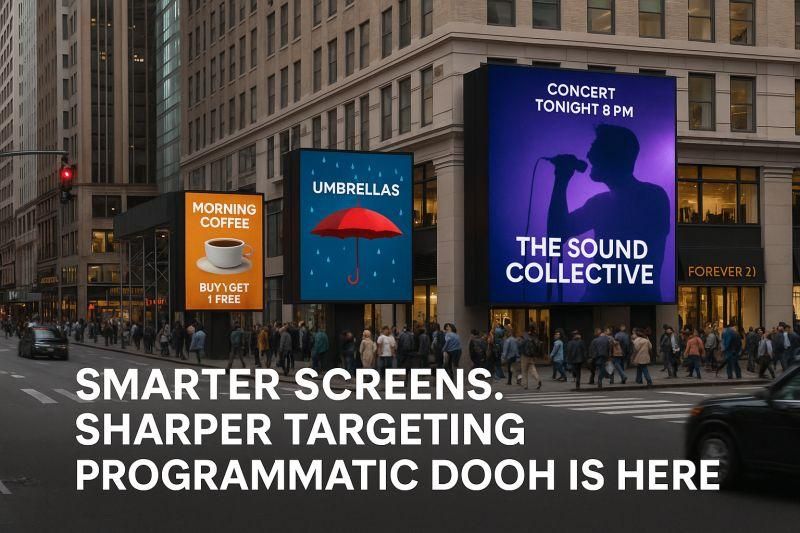A large outdoor billboard capturing attention in a high-traffic urban location, illustrating why billboard advertising remains effective as digital advertising grows crowded