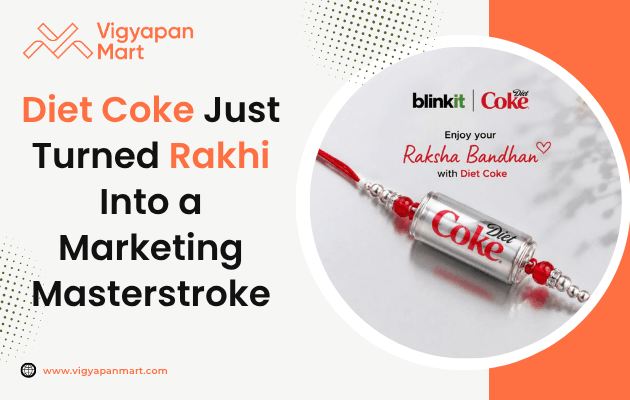 Diet Coke can styled as a Rakhi, a viral quick-commerce marketing campaign in India