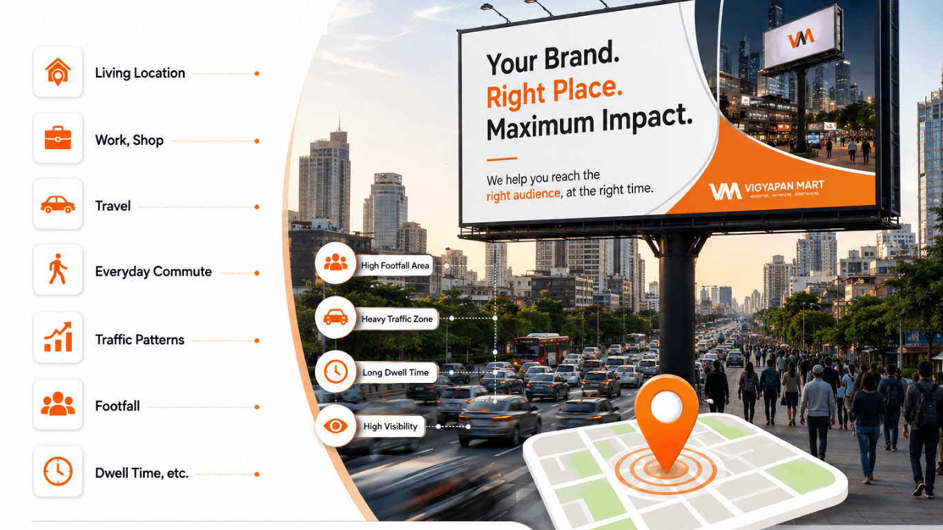 High-performance billboard advertising campaign in 2026 with digital OOH display