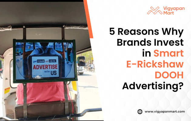 smart e-rickshaw DOOH advertising digital screen transit marketing India