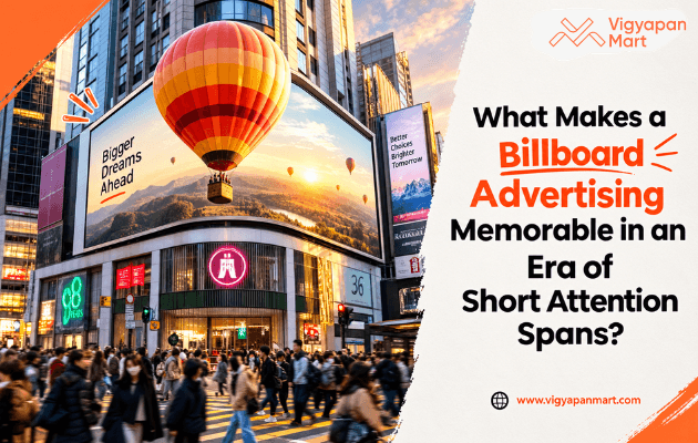 Memorable billboard advertising campaign in India by Vigyapan Mart