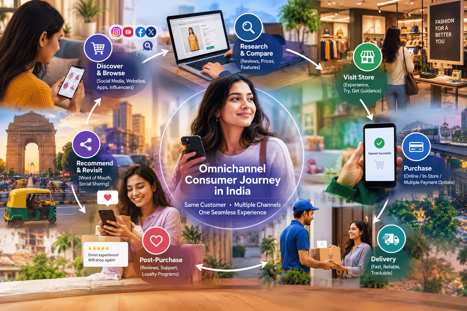 Vigyapan Mart omnichannel advertising strategy - OOH meets digital marketing 
