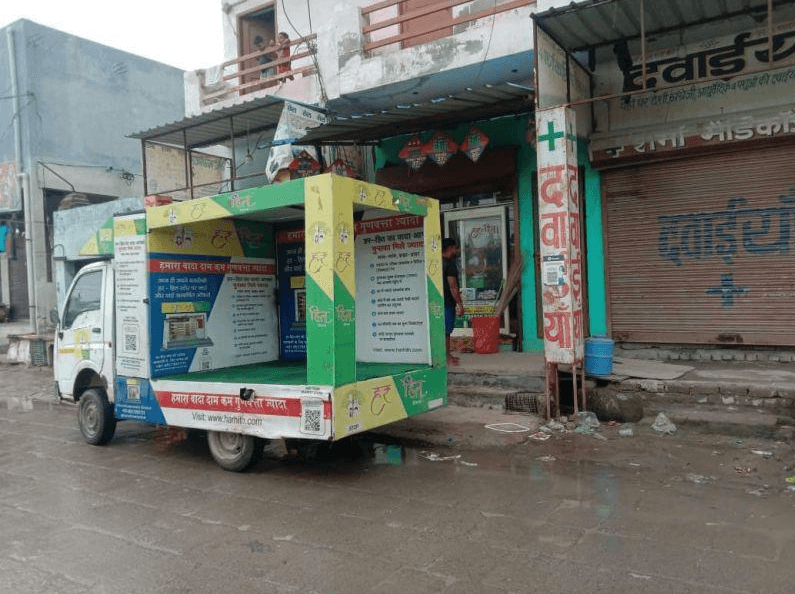 Transit advertising with audio announcements for rural campaigns