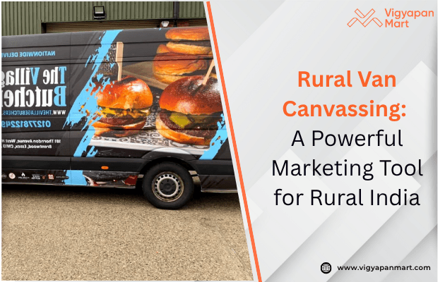 Rural Van Canvassing campaign using Transit Advertising to promote brands in rural India