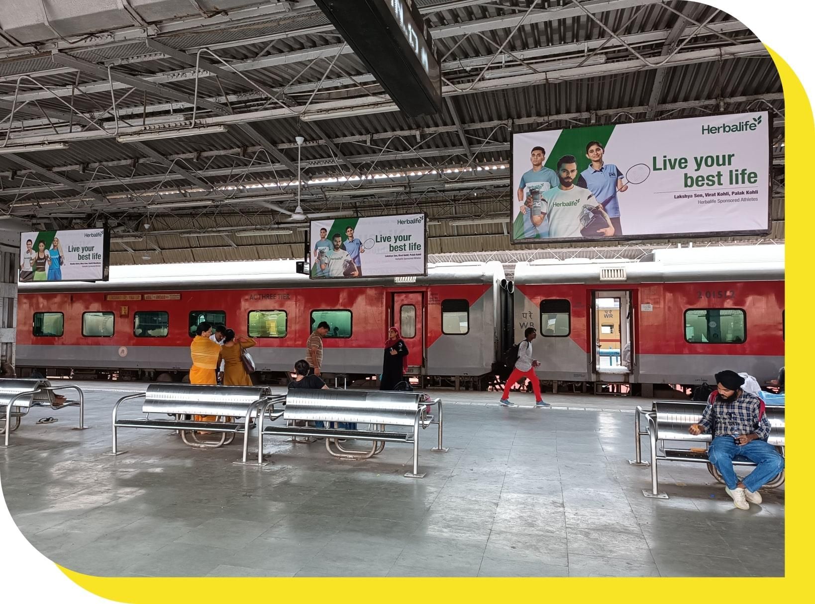 High-Speed Rail Transit Advertising in India.