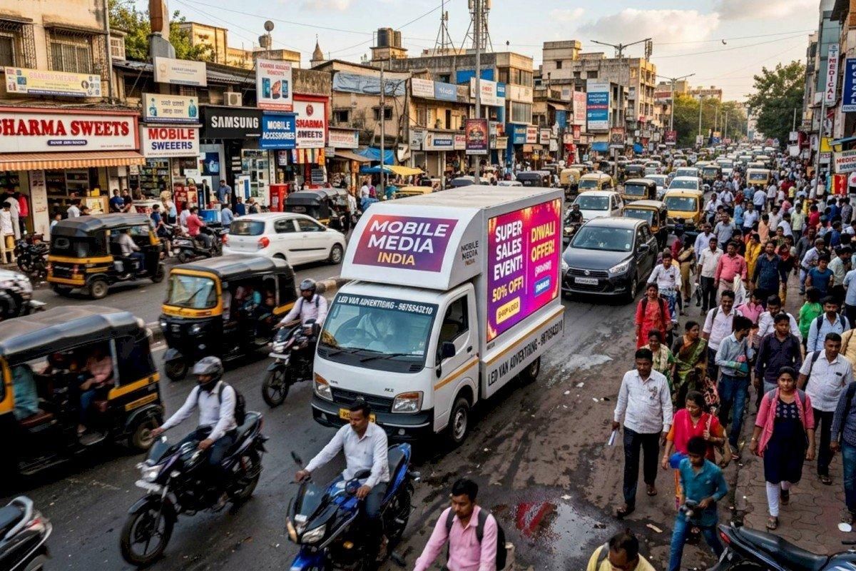 How Mobile Van Campaigns Improve Brand Reach in Villages Through Rural Transit Advertising