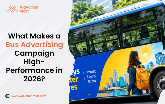 High-performance bus advertising campaign India 2026 branded bus
